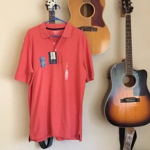 ‼️ 3 for $15-NWT CROFT & BARROW SALMON POLO(Size L)